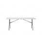 Marbueno Mesa Plegable Resina Acero 6-8 personas 180X74X74 cm Catering 10528