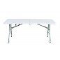 Marbueno Mesa Plegable Resina Acero 4-6 personas 152X70X74 cm Catering 10529