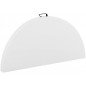 Marbueno Mesa Redonda Plegable Resina Acero 4 personas 122X74 cm Catering 10530