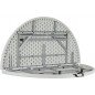 Marbueno Mesa Redonda Plegable Resina Acero 4 personas 122X74 cm Catering 10530
