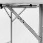 Marbueno Mesa Redonda Plegable Resina Acero 4 personas 122X74 cm Catering 10530