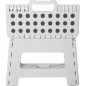Marbueno Taburete Plegable Escalón de Plástico 33x26x27 cm Cocina, Baño 10534