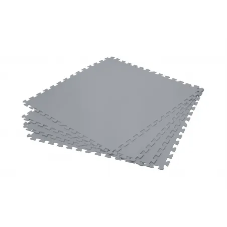 Bestway Suelo Piscina Foam Gris 9 Piezas 78x78 cm Jardin 58636