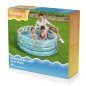 Bestway Piscina Hinchable 3 Aros Transparente Tropical 150x53 cm +6 Años Jardin 51045