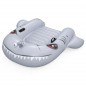 Inflatable shark pool float with water gun 160x115 cm