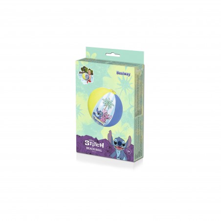Bestway Pelota Hinchable Disney Stitch D.51 cm +2 Años Playa y Piscina 09123