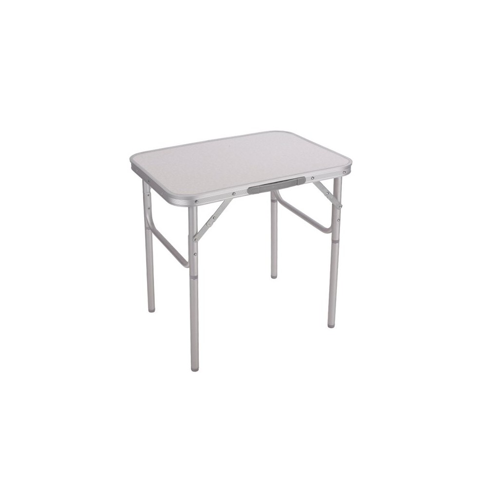 Mesa Plegable Blanca de Aluminio 60X45X25/60 cm MARBUENO SUMMER 10012B