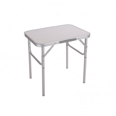 Mesa Plegable Blanca de Aluminio 60X45X25/60 cm MARBUENO SUMMER 10012B