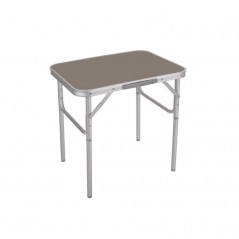 Mesa Plegable Marrón de Aluminio 60X45/60 cm para Camping y Playa MARBUENO SUMMER 10012M