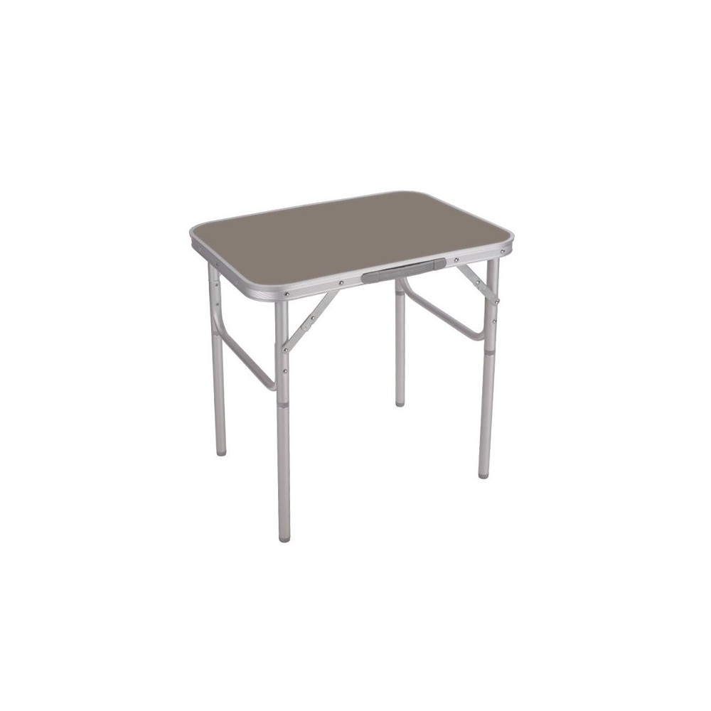 Mesa Plegable Marrón de Aluminio 60X45/60 cm para Camping y Playa MARBUENO SUMMER 10012M