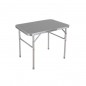 Marbueno Mesa Plegable Gris Aluminio Diametro de Tubo 25 cm Camping y Playa 75X55X25/60 cm MARBUENO SUMMER 10013G