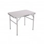 Marbueno Mesa Plegable Blanca Aluminio Diametro de Tubo 25 cm Camping y Playa 75X55X25/60 cm MARBUENO SUMMER 10013B