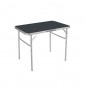 Mesa Plegable de Aluminio Gris 90X60X39/70 cm MARBUENO SUMMER 10014G