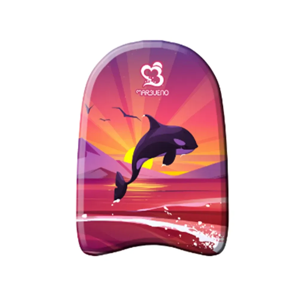 Marbueno Tabla Natacion Estampada Infantil Diseño Orca 45 cm Retractil Playa y Piscina MARBUENO SUMMER 10069ORCA