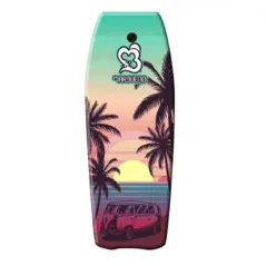 Marbueno Tabla de Surf EPS Diseño Palmeras 104 cm