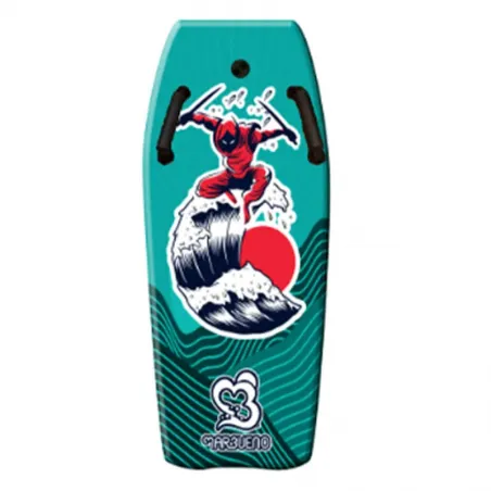 Marbueno Tabla de Surf EPS Con Asas Diseño Ninja 94 cm Retractil
