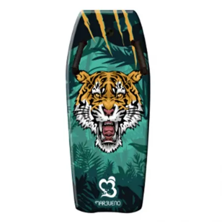 Marbueno Tabla de Surf EPS Con Asas Diseño Tigre 94 cm