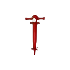 Marbueno Pincho de Parasol Plastico Color Rojo 32x16,5x6,5 Playa cm MARBUENO SUMMER 10138R