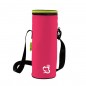 Marbueno Botellero Poliester Neon Color Rosa 1,5L 33x10 cm Camping y Playa MARBUENO SUMMER 10148R