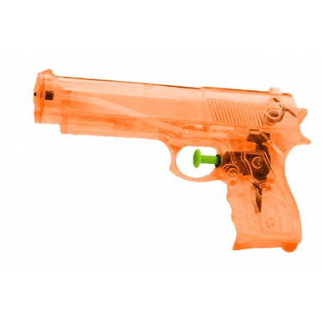 Marbueno Pistola de Agua Plástico Presión Color Naranja 16,5x9,5 cm Jardín, Piscina y Playa MARBUENO SUMMER 10229N