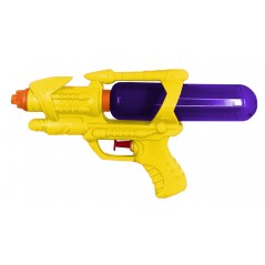 Marbueno Pistola de Agua Plástico Presión Color Amarillo 25x11 cm Jardín, Piscina y Playa MARBUENO SUMMER 10232A