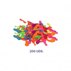 Marbueno Botella con Hinchador de Globos de Agua 200 Globos Color Rojo 17x14x30 cm Jardin MARBUENO SUMMER 10368R