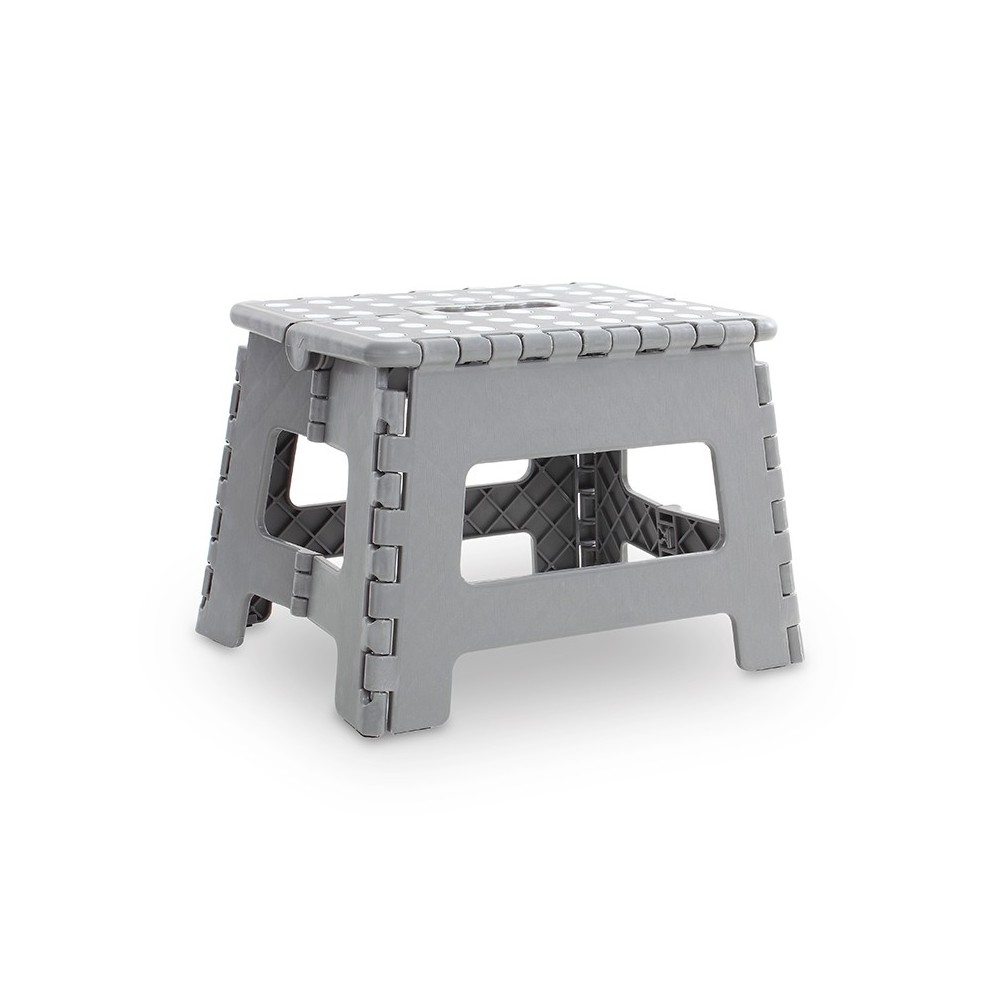 Marbueno Taburete Plegable Escalón de Plástico Color Gris 31,5x25x22 cm Cocina, Baño MARBUENO SUMMER 10533G
