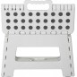 Marbueno Taburete Plegable Escalón de Plástico Color Blanco 31,5x25x22 cm Cocina, Baño MARBUENO SUMMER 10533B