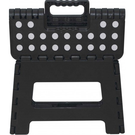 Marbueno Taburete Plegable Escalón de Plástico Color Negro 33x26x27 cm Cocina, Baño MARBUENO SUMMER 10534N