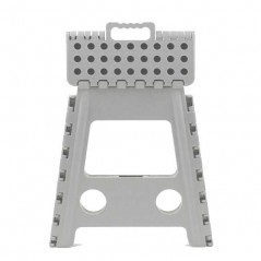 Marbueno Taburete Plegable Escalón de Plástico Color Blanco 39x31,5x39 cm, ideal para cocina y baño MARBUENO SUMMER 10535B