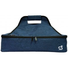 Nevera de poliéster Color Azul 46x28x10 cm Camping y Playa MARBUENO SUMMER 10560A