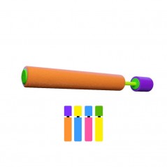 Marbueno Pistola de Agua Foam Succion Verde y Amarillo 38x5 cm