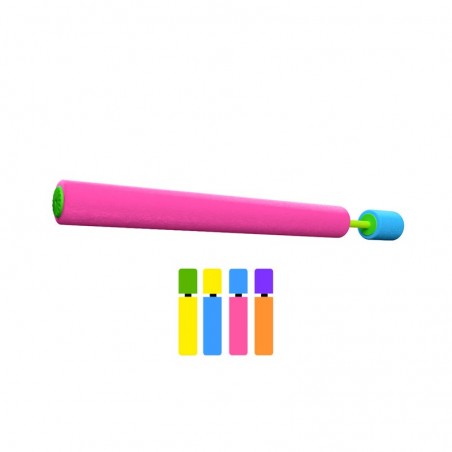 Marbueno pistola de agua foam succion verde y amarillo