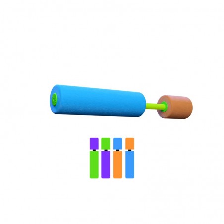 Marbueno pistola de agua foam morado y verde 30x6 cm