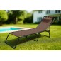 Marbueno Pack de 2 Tumbona Plegable Acero Cojin Jardin y Piscina Marbueno Pack de 2 Tumbona Plegable Acero Cojin Jardin y Piscina