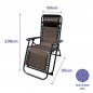 Marbueno Foldable Lounger for Garden and Pool