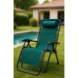 Marbueno Folding Lounge Chair, Zero Gravity, Green