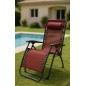 Marbueno Pack de 2 Tumbona Plegable Acero Cojin Jardin y Piscina