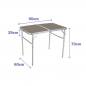 Marbueno Folding Aluminum Table for Garden Beach and Camping