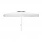 Sombrilla Aluminio D300 cm Polyester Blanca para Jardín MARBUENO SUMMER 10184