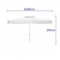 Sombrilla Aluminio D300 cm Polyester Blanca para Jardín MARBUENO SUMMER 10184