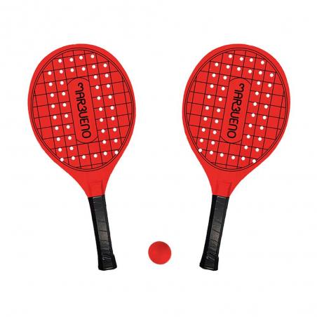 Colorful Marbueno wooden paddles for beach and garden