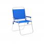 Marbueno Blue Aluminum Folding Chair for Beach and Pool