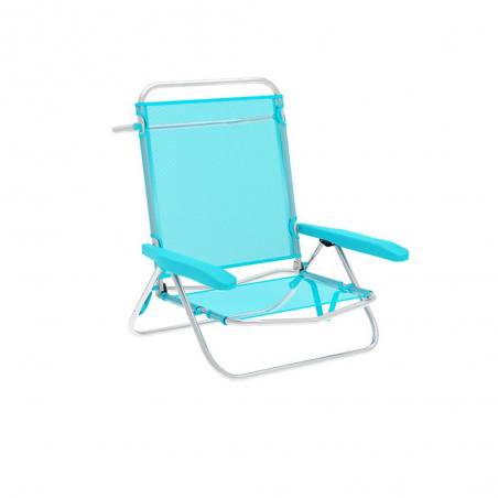 Marbueno Folding Chair 5 Positions Aqua Marine