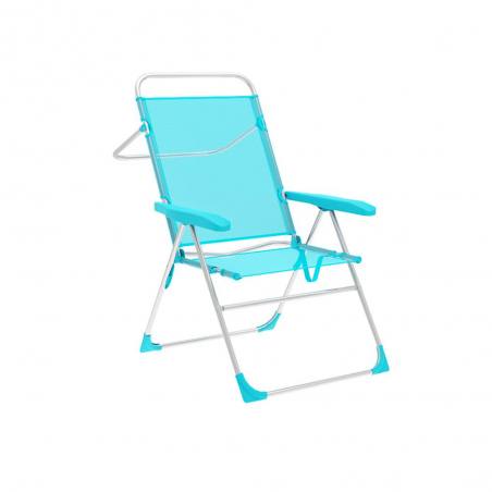 Marbueno Folding Chair with Aluminum Aguamarina