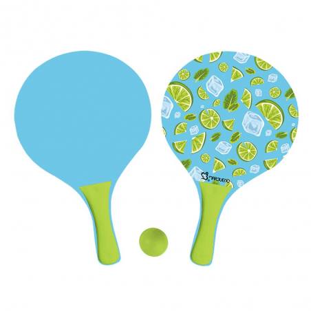 Marbueno wooden paddles for garden and beach