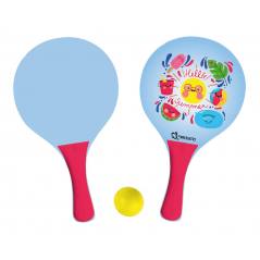 Marbueno Conjunto Palas Madera Hello Summer Infantil 33x19x0,5 Jardin, Piscina y Playa MARBUENO SUMMER 10340