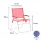Marbueno Coral Folding Chair Aluminum for Outdoors