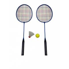 Marbueno Par de Raquetas Badminton 63 cm Jardin y Playa