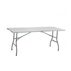 Folding Table Resin Steel 6-8 People